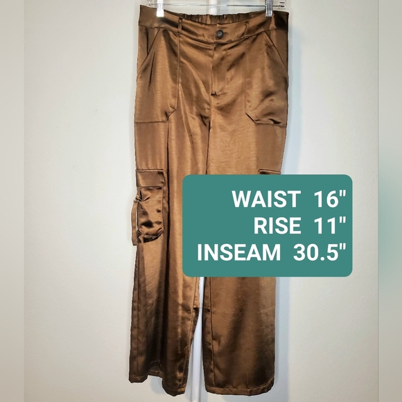 The Drop Jessenia Shine Cargo Pants - Picture 13 of 13